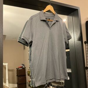 Nordstrom Gray Polo Shirt Classic Design